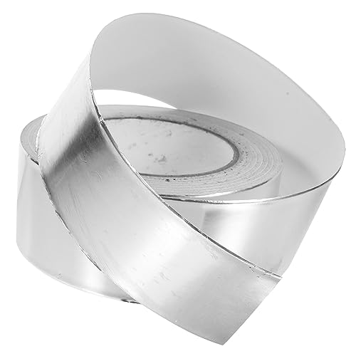Holibanna 1 Rolle Aluminiumfolie Klebeband Hitzebeständiges und Wasserdichtes Isolierband für Fußbodenheizungen Einfach zu Schneiden für Abdichtung und Isolierung von Holibanna
