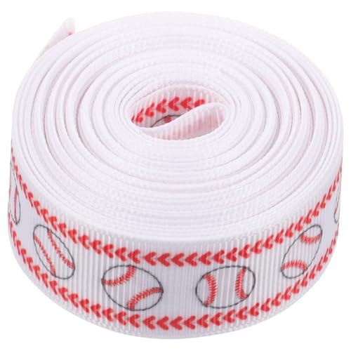 Holibanna 1 Rolle Baseball Geschenkband Yards für Bastelarbeiten Verpackungen Partydekoration Leicht Langlebig und Vielseitig Einsetzbar Holibanna 1 Rolle Baseball Geschenkband Yards für Bastelarbeiten Verpackungen Partydekoration Leicht Langlebig und Vielseitig Einsetzbar von Holibanna