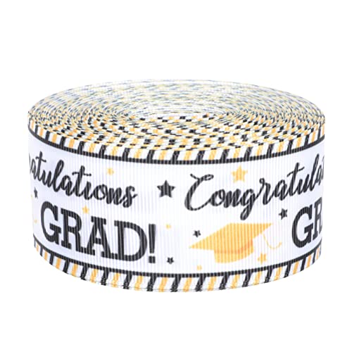 Holibanna 1 Rolle Dekoratives Band Verpackungsmaterial Abschlussband Zum Thema Abschluss Abschluss-blumenstrauß-zubehör Heißprägeband Bulk-band Band Im Graduierungsstil Bunt Polyester Holibanna 1 Rolle Dekoratives Band Verpackungsmaterial Abschlussband Zum Thema Abschluss Abschluss-blumenstrauß-zubehör Heißprägeband Bulk-band Band Im Graduierungsstil Bunt Polyester von Holibanna