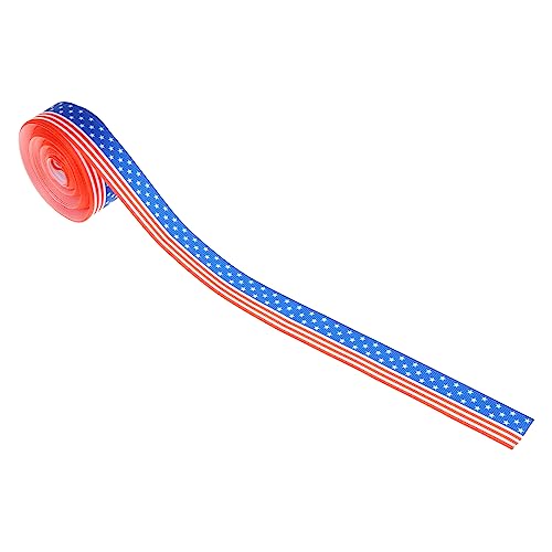 Holibanna 1 Rolle Dekoratives Band für Unabhängigkeitstag Breit Yards Umweltfreundliches Material für DIY Hochzeiten Partys und Geschenkverpackung von Holibanna