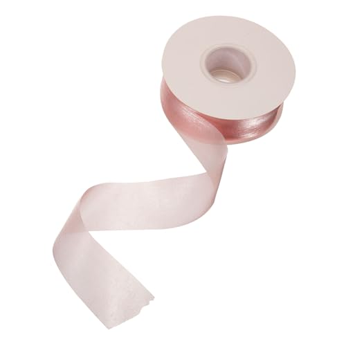 Holibanna 1 Rolle Geschenkangebot Strauß Bogen Band Umwickeln Burgund Wickelband Rotes Band Dekorativ Für Satinband Farbig Bänder Umwickeln Weihnachten Königlich Geschenkband Rosa Die Seide von Holibanna