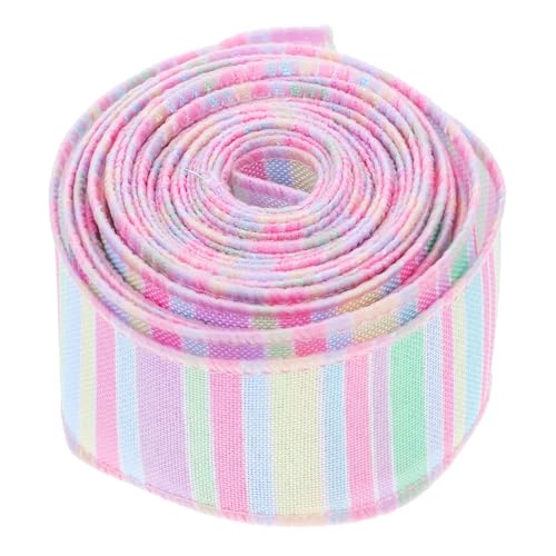 Holibanna 1 Rolle Geschenkband für Ostern Breit Dekoratives Band mit Drahtkante für Geschenkpäckchen Diy Bastelprojekte und Frühlingshafte Dekorationen von Holibanna