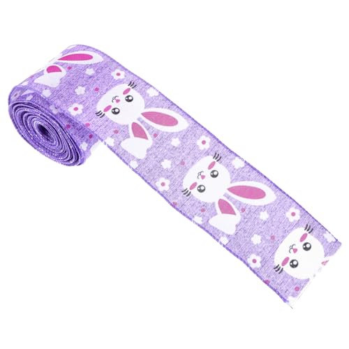 Holibanna 1 Rolle Geschenkverpackungsbänder Herstellung verdrahtet zum Einpacken Hochzeit geschenkband ostern ostergeschenk verpackung Bänder für Handwerk dekorative Osterbänder Eisendraht von Holibanna