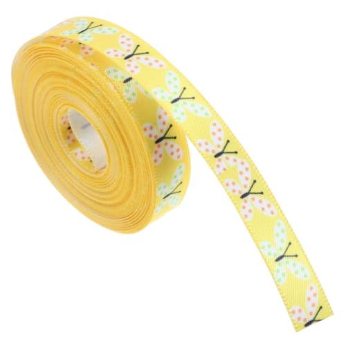 Holibanna 1 Rolle Geschenkverpackungsband Frühlingsband Breit Yards für DIY Handwerksprojekte und Dekorationen mit Schönen Mustern für Festliche Anlässe von Holibanna