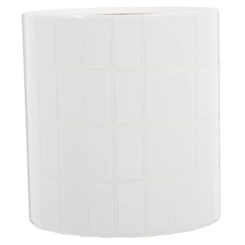 Holibanna 1 Rolle Klebebrikotaufkleber Multifunktionsetikettenaufkleber klebrig Aufkleber für Wasserflaschen entfernbare Etiketten Flaschenetikett beschichtetes Papier Weiß von Holibanna