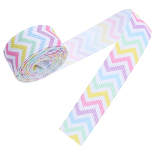 Holibanna 1 Rolle Osterband geschenkverpackung geschenkideen ostern ostergeschenke verpackung ostergeschenk verpackung Kordelband aus Polyester gewelltes Zierband Band aus Polyesterband von Holibanna