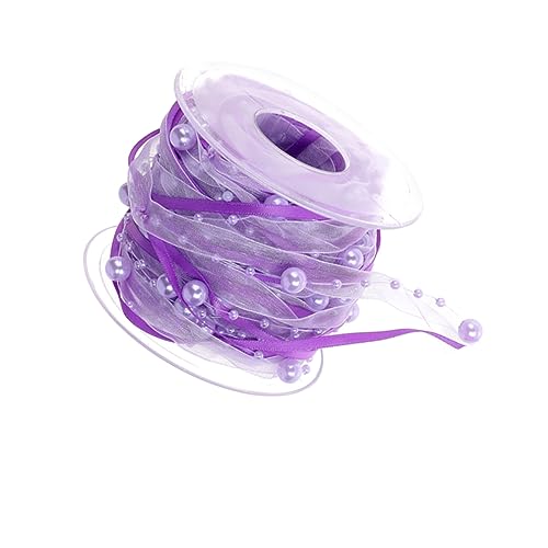 Holibanna 1 Rolle Perlenband Hochzeitsdekoratives für Blumensträuße und DIY Bastelbedarf Violett Langlebig Wiederverwendbar für Hochzeiten und Feste Holibanna 1 Rolle Perlenband Hochzeitsdekoratives für Blumensträuße und DIY Bastelbedarf Violett Langlebig Wiederverwendbar für Hochzeiten und Feste von Holibanna