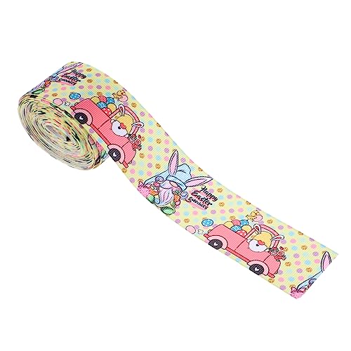 Holibanna 1 Rolle Rippband für DIY Dekoratives Geschenkverpackungsband mit Fröhlichen Mustern für Ostern Frühlingsfeste und Bastelprojekte Holibanna 1 Rolle Rippband für DIY Dekoratives Geschenkverpackungsband mit Fröhlichen Mustern für Ostern Frühlingsfeste und Bastelprojekte von Holibanna