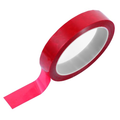Holibanna 1 Rolle Sicherheitsband Wickelband Für Hochleistungs-verpackungsband Manipulationssicheres Klebeband Sicherheitswarnbänder Versandband Nachfüllen Das Haustier Rot von Holibanna