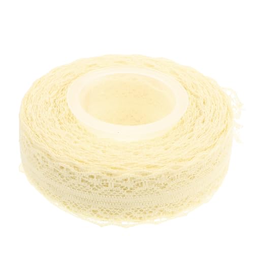 Holibanna 1 Rolle Spitzenband Zum Basteln Dekoratives Spitzenbesatzband Elegantes Zierband Geschenkband Spitzenband Für Schleifen von Holibanna