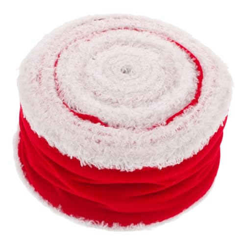 Holibanna 1 Rolle Weihnachtsverpackungsband Bogen Machen Band Drahtband Zum Basteln Bänder Für Handwerk Weihnachtsfeiertagsband Nähen Von Verzierungen Wickelband Baumbänder Nylon Rot von Holibanna