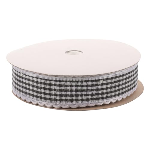 Holibanna 1 Rolle Wellenrand Geschenkband Yards DIY Dekorationsband für Bows Verpackungen und Bastelprojekte Schwarz Vielseitig Einsetzbar für Home Decor und Kreative Bastelarbeiten Holibanna 1 Rolle Wellenrand Geschenkband Yards DIY Dekorationsband für Bows Verpackungen und Bastelprojekte Schwarz Vielseitig Einsetzbar für Home Decor und Kreative Bastelarbeiten von Holibanna