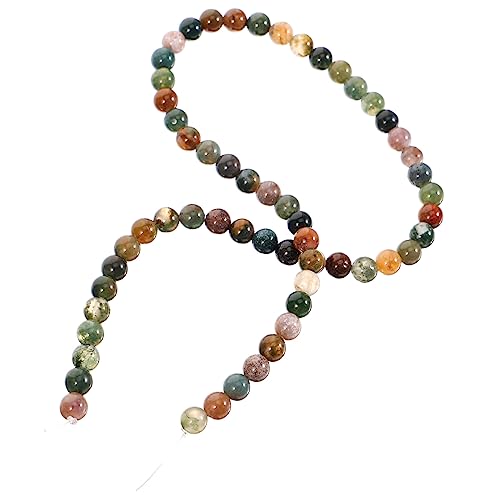 Holibanna 1 Saite Achatballonarmband Perlen Für Schmuckhersteller Kreis Bausätze Groß Lose Herstellung Dekorativ Girlanden Basteln Runden Geformt Ornamente Klein Natürlich Naturstein von Holibanna