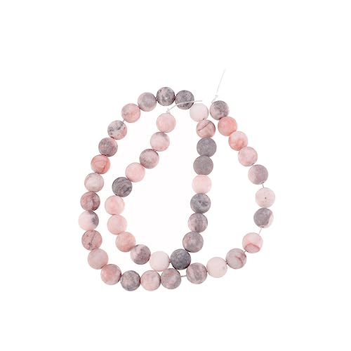 Holibanna 1 Saite Diy Schmuckperlen Matte Naturstein Runde Spacer Perlen für Armbänder und Kreative Handwerksprojekte von Holibanna