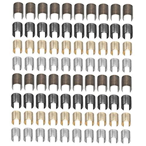 Holibanna 1 Satz Bag Clip Accessoires Kabel Crimpen Schmuck Verpackung Tipps Schwelle Schlüssel Für Schulterholster Drehbare Hakenclips Tasche Kettenriemen Lanyard-clip Eisen 160 Stück von Holibanna