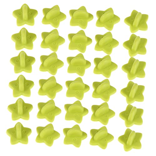 Holibanna 1 Satz Broschen Verschlüsse Für Diy Zubehör Leicht Und Kompakt Für Anstecknadeln Krawatten Hüte Und Mehr Grasgrün 100 Stück von Holibanna