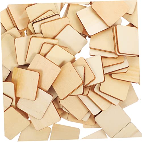 Holibanna 1 Satz DIY Holzchip Set Rohlinge Anhänger Unbemalt 4 X 4 Blöcke Quadratisch Basteln Partyformen Farbe Klein Unvollendet Malerei Ausschnitte Geformt 100 Stück Holibanna 1 Satz DIY Holzchip Set Rohlinge Anhänger Unbemalt 4 X 4 Blöcke Quadratisch Basteln Partyformen Farbe Klein Unvollendet Malerei Ausschnitte Geformt 100 Stück von Holibanna