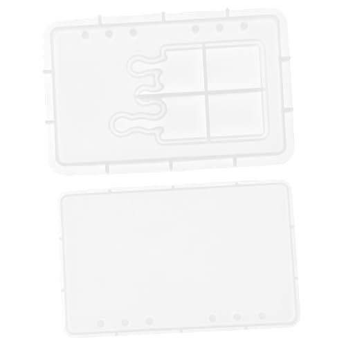 Holibanna 1 Satz DIY Silikonform für Notizbuch Cover und Lesezeichen Teiliges Set mit Einzigartigem Hitzebeständig und Flexibel für Vielseitige Bastelprojekte von Holibanna