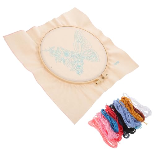 Holibanna 1 Satz Diy Handarbeitsset für Anfänger Komplettes Stickerei Set mit Anleitung und Materialien für Kreuzstich und Stickfäden für Kreative Diy Projekte von Holibanna