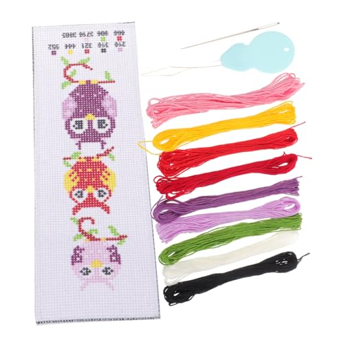 Holibanna 1 Satz Diy Kreuzstich Lesezeichen Material Handarbeitsset für Anfänger und Faden für Geduld und Konzentration Perfektes für Bastel Fans Holibanna 1 Satz Diy Kreuzstich Lesezeichen Material Handarbeitsset für Anfänger und Faden für Geduld und Konzentration Perfektes für Bastel Fans von Holibanna