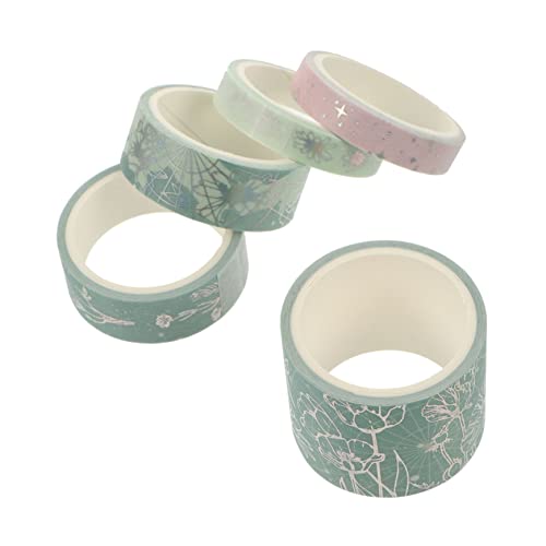 Holibanna 1 Satz Diy Washi Tape Dekorative Klebebänder für Scrapbooking und Bastelprojekte Vielfältig Einsetzbar Einfach Abzutrennen und Repositionierbar ohne Kleberückstände von Holibanna