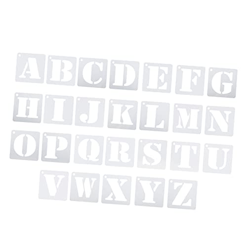 Holibanna 1 Satz Diyvorlage Buchstaben für Alphabet Lernspielzeug für Effektives Vokabeltraining Leicht und Tragbar für Spielerisches Lernen für Kreative Bastelprojekte Holibanna 1 Satz Diyvorlage Buchstaben für Alphabet Lernspielzeug für Effektives Vokabeltraining Leicht und Tragbar für Spielerisches Lernen für Kreative Bastelprojekte von Holibanna
