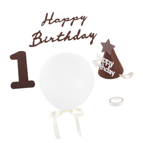 Holibanna 1 Satz Geburtstagsballons mit Aufklebern Kindergeburtstagsdeko Stilvolle Party Dekoration für Ersten Geburtstag Fotorequisiten für Feiern Drinnen und Draußen Holibanna 1 Satz Geburtstagsballons mit Aufklebern Kindergeburtstagsdeko Stilvolle Party Dekoration für Ersten Geburtstag Fotorequisiten für Feiern Drinnen und Draußen von Holibanna
