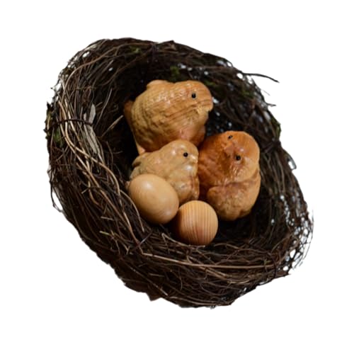 Holibanna 1 Satz Handgefertigtes Holzornament mit Realistisch Geschnitztem Küken und Große und Kleine Figur Kreative Holzdekoration für Ostern und Einzigartiges Wohnaccessoire Holibanna 1 Satz Handgefertigtes Holzornament mit Realistisch Geschnitztem Küken und Große und Kleine Figur Kreative Holzdekoration für Ostern und Einzigartiges Wohnaccessoire von Holibanna