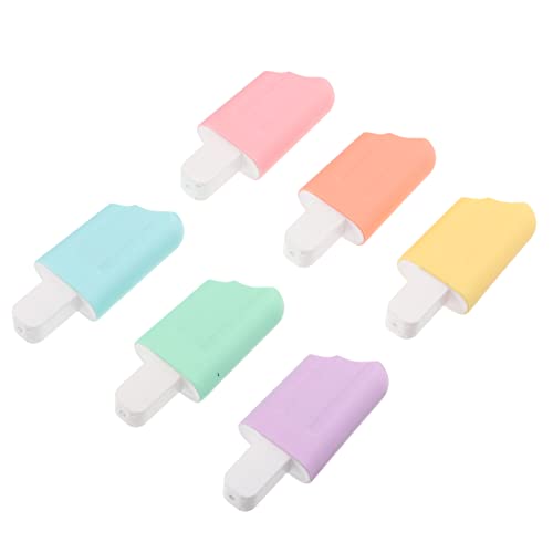 Holibanna 1 Satz Highlighter Eiscreme Form Für Schule Und Büro Vielseitig Einsetzbar Und Praktische Marker Für Wichtige Notizen Und Projekte 6 Stück Holibanna 1 Satz Highlighter Eiscreme Form Für Schule Und Büro Vielseitig Einsetzbar Und Praktische Marker Für Wichtige Notizen Und Projekte 6 Stück von Holibanna