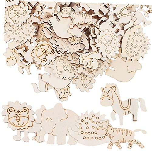 Holibanna 1 Satz Holz Tiere Bastelsets Tier Holzformen Für Diy Malprojekte Bastelideen Und Dekorationen Für Unbemalt Und Vielseitig Einsetzbar 100 Stück Holibanna 1 Satz Holz Tiere Bastelsets Tier Holzformen Für Diy Malprojekte Bastelideen Und Dekorationen Für Unbemalt Und Vielseitig Einsetzbar 100 Stück von Holibanna