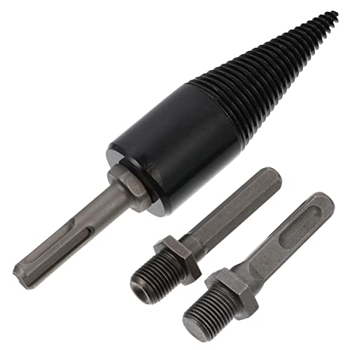 Holibanna 1 Satz Holzspaltbohrer Teiliges mit Griffen für Elektrische Bohrmaschinen zum Einfachen Spalten von und Hartholz Wie Walnuss und Eiche von Holibanna