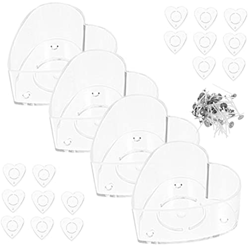Holibanna 1 Satz Kerzenkiste Kerzendocht Inhaber Klein Kerzenherstellung Von Formen Led Teelichthalter Herzförmige Handwerkskandlestick Wachsschmelzbehälter Wachsbehälter Baumwollseil von Holibanna