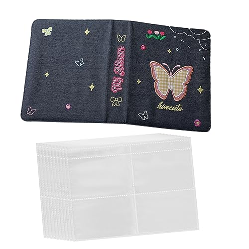 Holibanna 1 Satz Kleines Fotoalbum für Karten Sammleralbum mit Transparenten Einlagen Tiefblaue Schmetterlingshülle für Schüler und Fans Seiten für Erinnerungen Holibanna 1 Satz Kleines Fotoalbum für Karten Sammleralbum mit Transparenten Einlagen Tiefblaue Schmetterlingshülle für Schüler und Fans Seiten für Erinnerungen von Holibanna