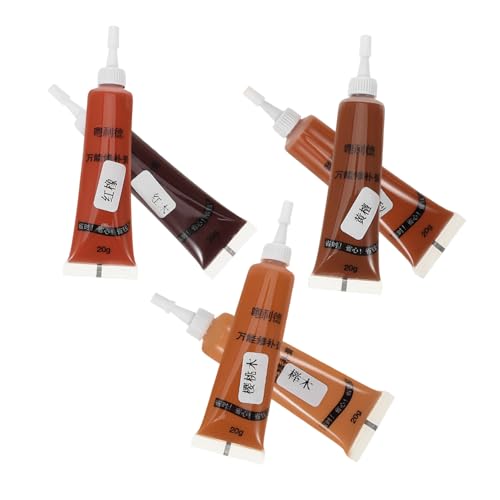 Holibanna 1 Satz Möbelreparaturpaste Grau Patch Spachtelmasse Für Schränke Tragbarer Holzfüller Kratzschutzpaste Für Möbel Bodenreparaturwerkzeug Bodenreparaturpasten Einfügen 6 Stück von Holibanna