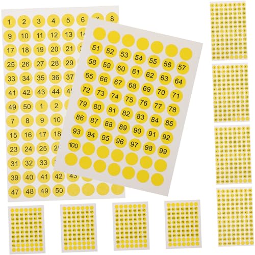 Holibanna 1 Satz Nummernaufkleber Nummern Aufkleber Zahlenaufkleber Kleine Aufkleber Etiketten Nummerierte Aufkleber Kreis Runden Aufklebernummern Aufkleber Mit Runder Zahl Yellow 10 Blatt Holibanna 1 Satz Nummernaufkleber Nummern Aufkleber Zahlenaufkleber Kleine Aufkleber Etiketten Nummerierte Aufkleber Kreis Runden Aufklebernummern Aufkleber Mit Runder Zahl Yellow 10 Blatt von Holibanna