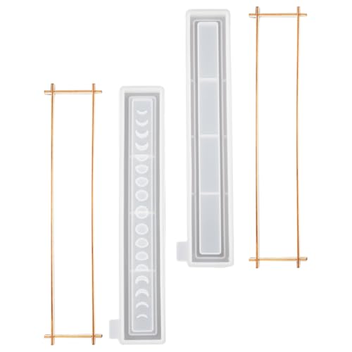 Holibanna 1 Satz Phasen Mondes Silikonform für Räucherstäbchen Box DIY Gießform für Schmuckkästchen Aufbewahrungsbox und Mehr Basteln für Weihnachten Geburtstag und Anlässe von Holibanna