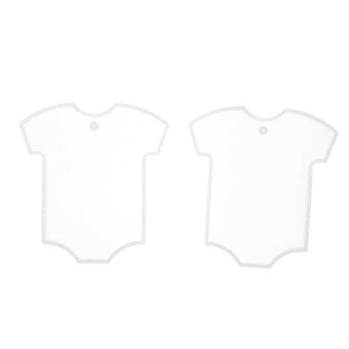 Holibanna 1 Satz Shirt Silikonformen Für Epoxidharz Diy Gießform Für Anhänger Mit Loch Für Und Schmuckherstellung 2 Stück von Holibanna