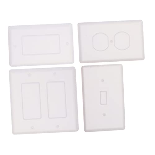 Holibanna 1 Satz Silikon Gießform Für Schalterplatte Praktische Kristall Epoxidharzform Wiederverwendbar Leicht Zu Reinigen Verschiedene Stile Erhältlich Für Diy Projekte 4 Stück von Holibanna