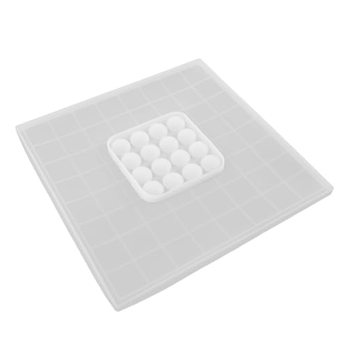 Holibanna 1 Satz Silikonformen für Go Spielsteine DIY Gießform für Schachbrett Go Spielsteine Form und Mittlerer Schachbrettform Handwerksformen für Freizeit und Spaß von Holibanna