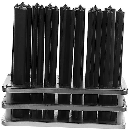 Holibanna 1 Satz Stahlstempel lochkastenset Transfer-Stanze Werkzeugset für Holzbearbeitung Dicke-Stahlmaterial-Punch Werkzeug-Punch Mechaniker Puncher professioneller Punsch DIY-Tool Black von Holibanna