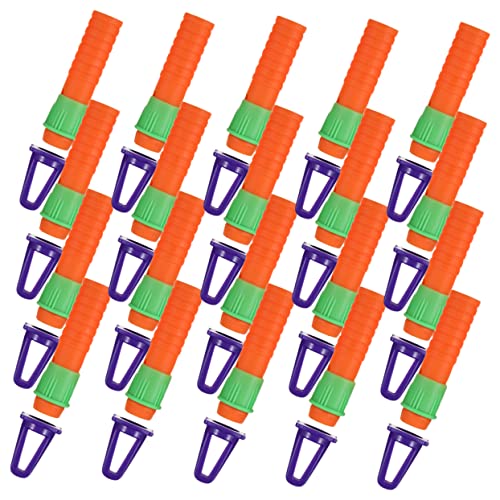 Holibanna 1 Satz Teiliges Crayon Extender Langlebigem Vielseitige Verlängerung Für Wachsmalstifte Und Ölpinsel Für Schule Und Kunstprojekte Leicht Und Tragbar 20 Stück von Holibanna