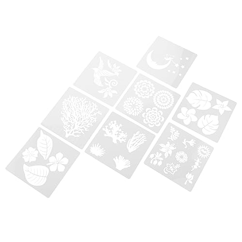 Holibanna 1 Satz Teiliges Diy Kreativ Malvorlagen Mit Schablonen Für Wiederverwendbare Muster Für Wandgestaltung Und Bastelprojekte 8 Stück von Holibanna
