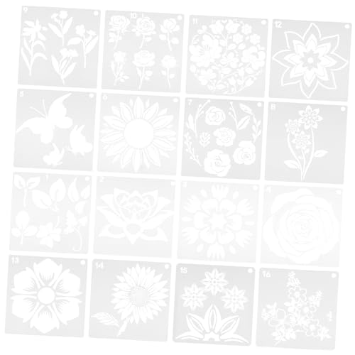 Holibanna 1 Satz Teiliges Diy Malvorlagen Set Für Sonnenblumen Wiederverwendbare Schablonen Für Kreative Zeichnung Und Wandgestaltung 16 Stück Holibanna 1 Satz Teiliges Diy Malvorlagen Set Für Sonnenblumen Wiederverwendbare Schablonen Für Kreative Zeichnung Und Wandgestaltung 16 Stück von Holibanna