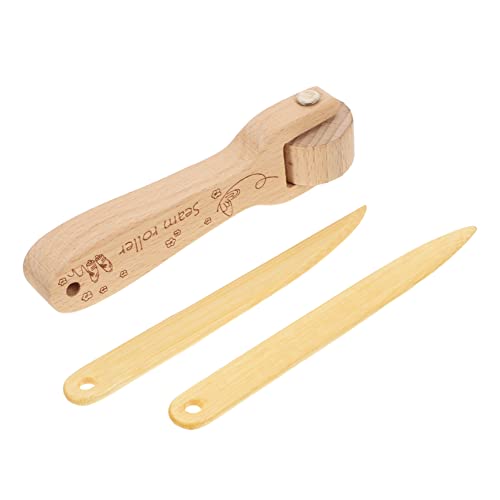 Holibanna 1 Satz Teiliges Nähen Nahtroller Set mit Holzgriff Quilting Werkzeug für Effektives von Nähten für Stoffe und Tapeten Langlebig und Benutzerfreundlich von Holibanna