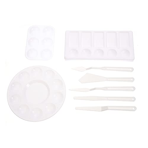 Holibanna 1 Satz Teiliges Set Malpalette mit Schabern Wasserfarben Mischpalette für Künstler Leicht und Handlich für Verschiedene Maltechniken und Kreative Projekte Holibanna 1 Satz Teiliges Set Malpalette mit Schabern Wasserfarben Mischpalette für Künstler Leicht und Handlich für Verschiedene Maltechniken und Kreative Projekte von Holibanna
