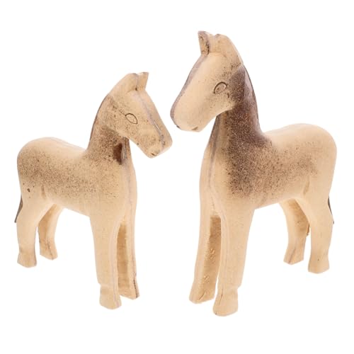 Holibanna 1 Satz Tierornamente aus Holz Tiere aus Holz Mini-Pferdefiguren tierisches Handwerk Pferdestatuen Wohnkultur hölzern Holibanna 1 Satz Tierornamente aus Holz Tiere aus Holz Mini-Pferdefiguren tierisches Handwerk Pferdestatuen Wohnkultur hölzern von Holibanna