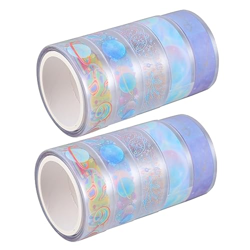 Holibanna 1 Satz Washi Tape Set Boxen Mit Dekoratives Klebeband Für Diy Scrapbooking Und Journaling Transparentes Pet Klebeband Mit Stilvollen Mustern Für Kreative Bastelprojekte 2boxen von Holibanna