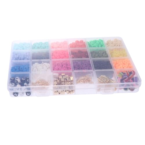 Holibanna 1 Schachtel DIY Polymer Clay Perlen Bunte Weiche Perlen für Schmuckherstellung Locker für Armbänder Selber Machen Originelles Bastelzubehör für Erwachsene Holibanna 1 Schachtel DIY Polymer Clay Perlen Bunte Weiche Perlen für Schmuckherstellung Locker für Armbänder Selber Machen Originelles Bastelzubehör für Erwachsene von Holibanna