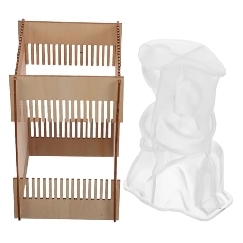 Holibanna 1 Set Kerzenform Seifenformen Kerzenformen Duftkerze Silikonform Seifenherstellungsformen Silikon Weiß Silica Gel von Holibanna