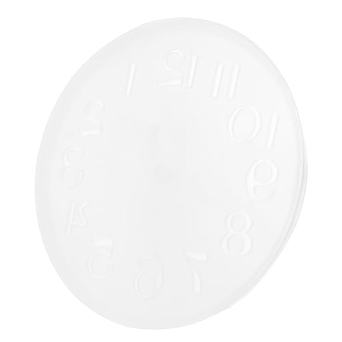 Holibanna 1 Stück DIY Silikon Uhr Form Epoxidharz Gießform für Kreative Wanduhren für Handwerksprojekte Hohe Flexibilität und Einfach zu Reinigen von Holibanna